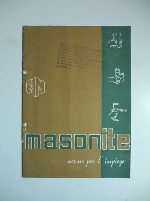 Masonite. Il miglior pannello di fibra di legno. Norme per l'impiego. Catalogo